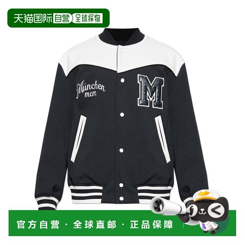 MCM 男士夹克 MHJGSMM03BW AW2025 黑色 长袖休闲夹克