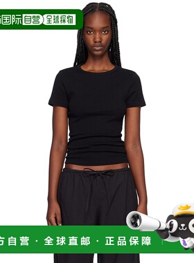 1h可退 潮奢 MATTEAU 女士 黑色 Baby T 恤 BABTP