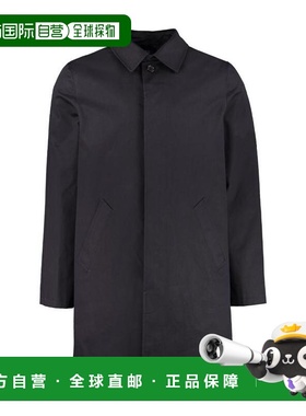 A.P.C. 男士大衣 COZBAH01103IAK CO 蓝色 'Mac Ville' trench co