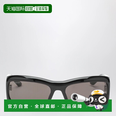 GUCCI 男士眼镜 A002LIJ07401012 CO 黑色古驰 太阳镜几何框配饰