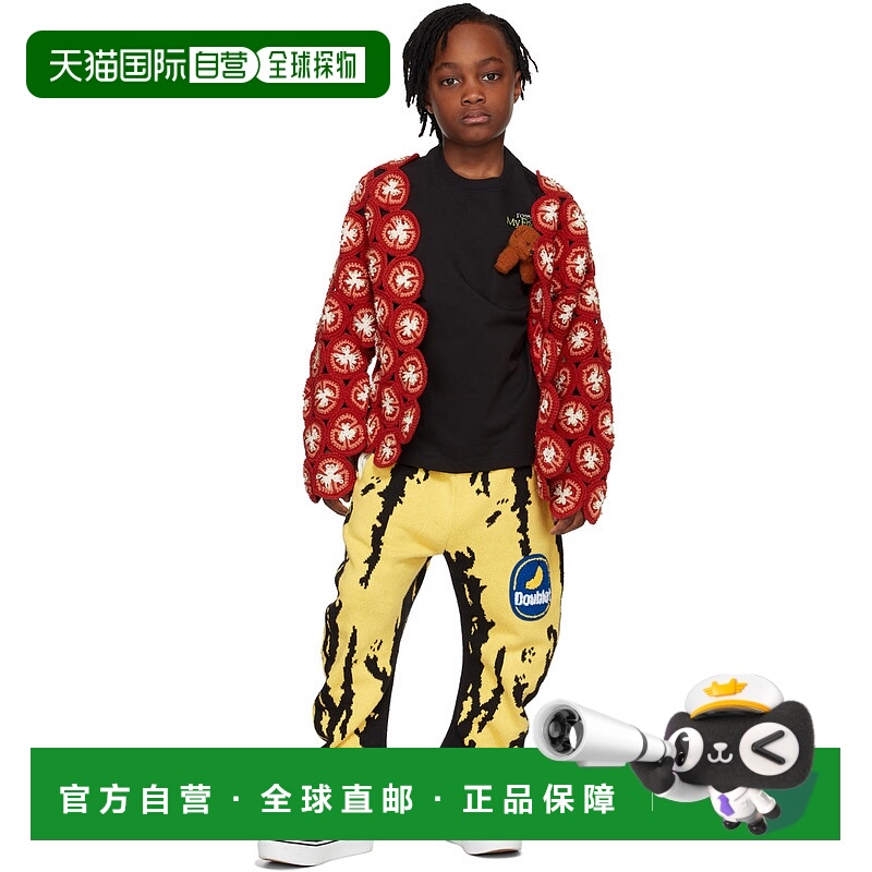 1h可退 潮奢 Doublet 女童 黑色 Forever My Friend 儿童 T 恤童