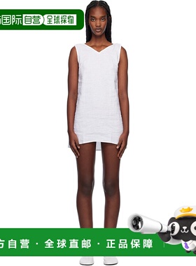 1h可退 潮奢 DEIJI STUDIOS 女士 白色 Looped 连衣裙 R2543W