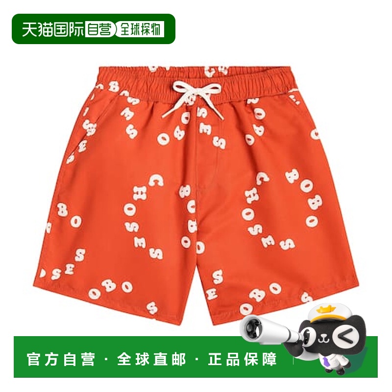 1h可退 潮奢 bobo choses 女童 圆形泳裤童装 red红色 舒适时尚