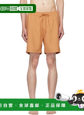 1h可退 潮奢 CARHARTT WIP 男士 橙色 Chase 泳裤 I035062