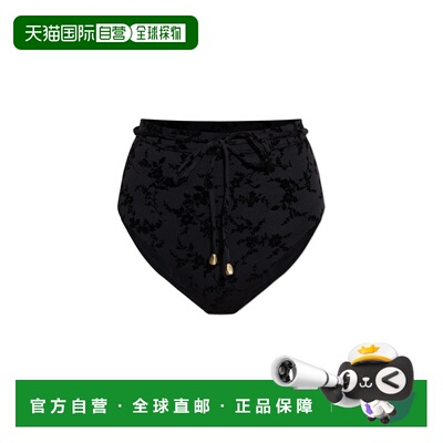 1h可退 ZIMMERMANN 女士泳装 2493WRS2510BLK SS2025 黑色泳裤