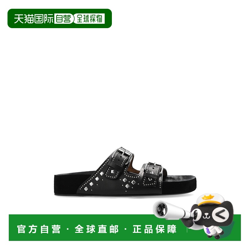 1h可退 ISABEL MARANT 女士拖鞋 SD0118FAC1B04SBLACK SS2025女鞋