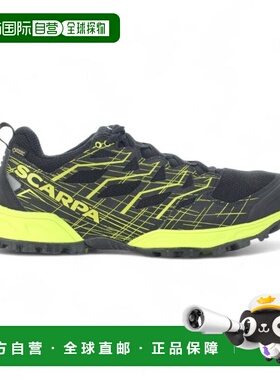Scarpa 男士 Neutron 2 黑/绿 柔软越野跑鞋 33036-200
