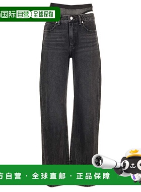 1h可退 ALEXANDER WANG 女士牛仔裤 4DC4244475015 SS2025直筒裤