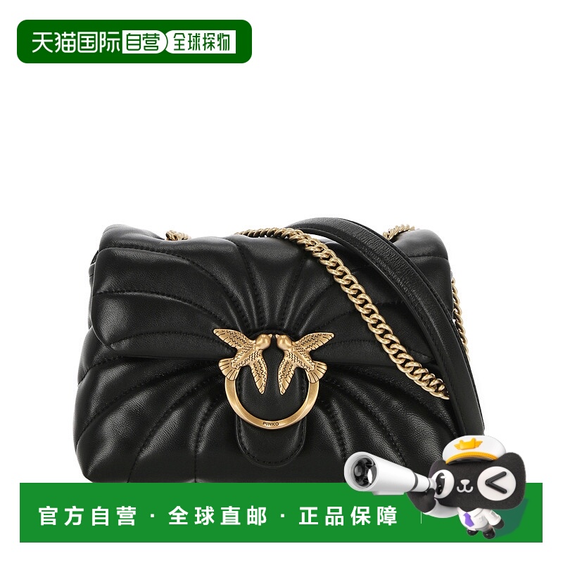 1h可退 PINKO 女士斜挎包 100039A1EXZ99Q CO 黑色 BORSE A TRACO