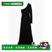 潮奢 单袖 Staud 1h可退 女士 Serena 弹性针织礼服 5587674BLK