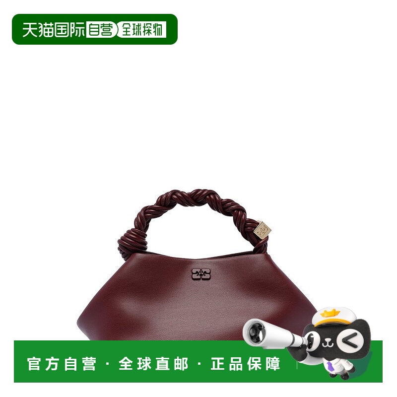 1h可退 潮奢 GANNI 甘尼 女士 徽标单肩包 A5313 red红色 舒适时