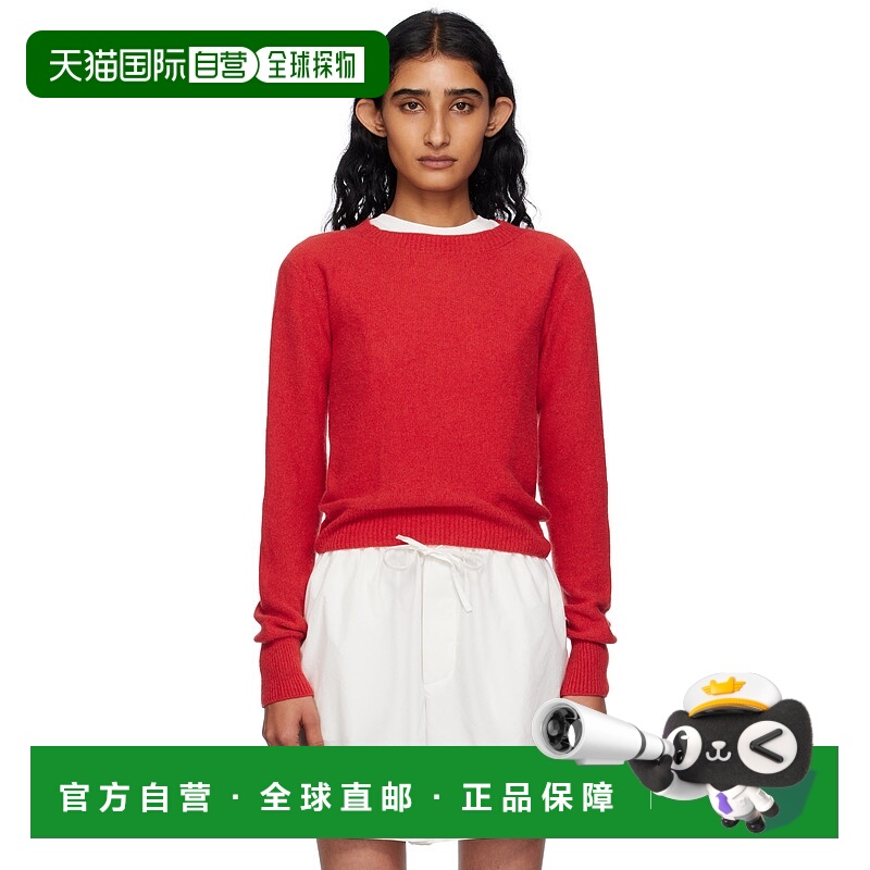 1h可退 潮奢 Baserange 女士 红色 Tier 毛衣 PUTSRCAU25针织羊绒