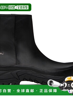 1h可退 潮奢 Juun.J 男士 黑色踝靴 JC47K1P02 black黑色 舒适时