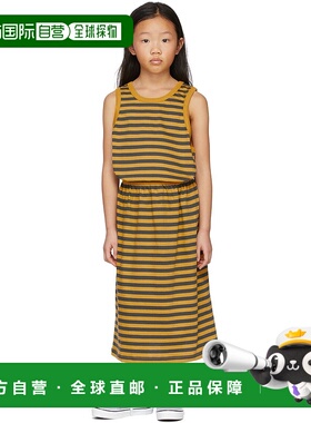 1h可退 潮奢 Main Story 女童 黄色 & 黑色条纹儿童半身裙童装 SS