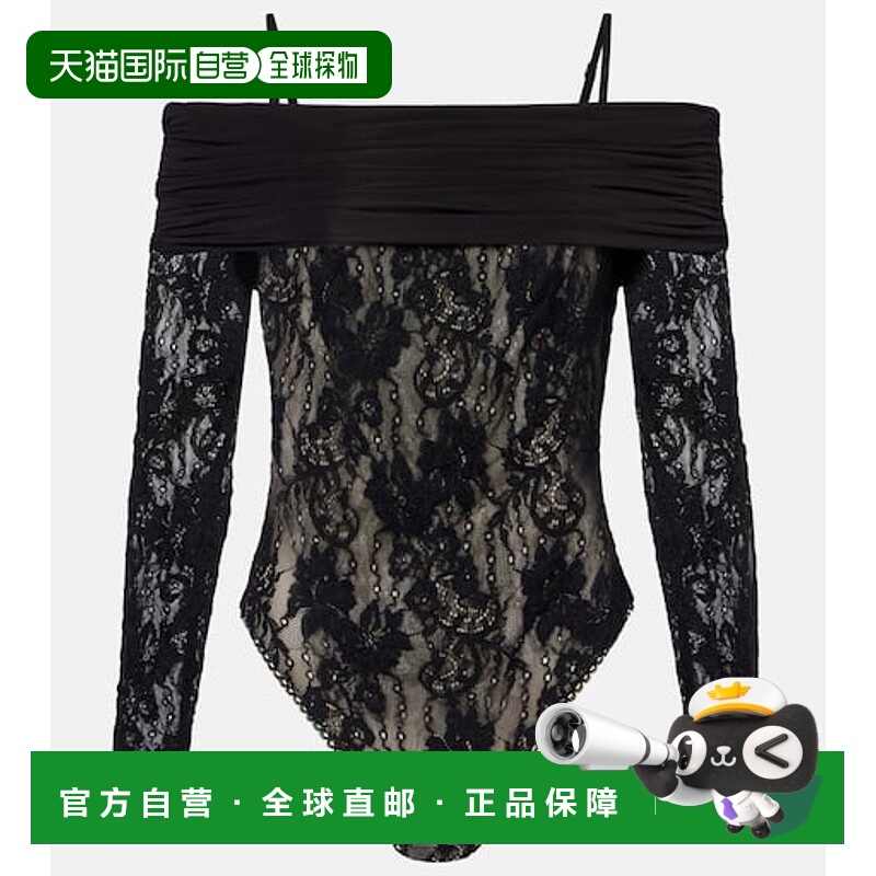 1h可退 潮奢 ZIMMERMANN 女士 Rebellion 露肩蕾丝连体衣