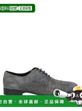 1h可退 潮奢 Doucal'S 男士 绑带鞋 grey灰色 舒适时尚男鞋德比鞋