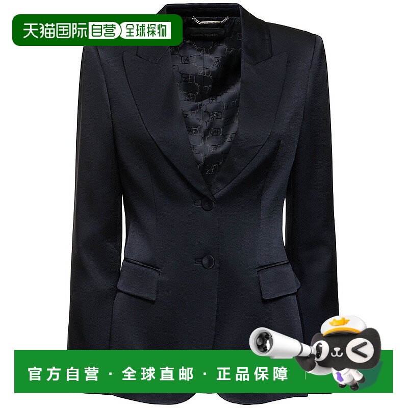 1h可退 潮奢 Alberta Ferretti 女士 绸缎单排扣西服夹克