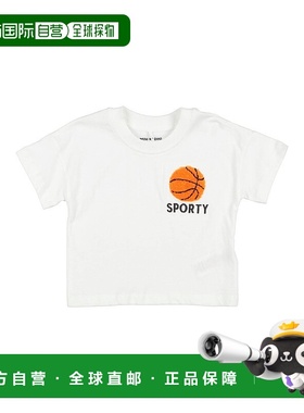 1h可退 潮奢 Mini Rodini 婴儿 T恤童装 white白色 舒适时尚