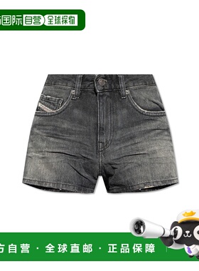 DIESEL 女士短裤 DEYUBAA127640DQAH02 CO 灰色 ‘DE-YUBA’ deni