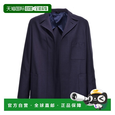FENDI 男士夹克 FJ0797AR8SF04V6 SS2025 蓝色 Structured jacket