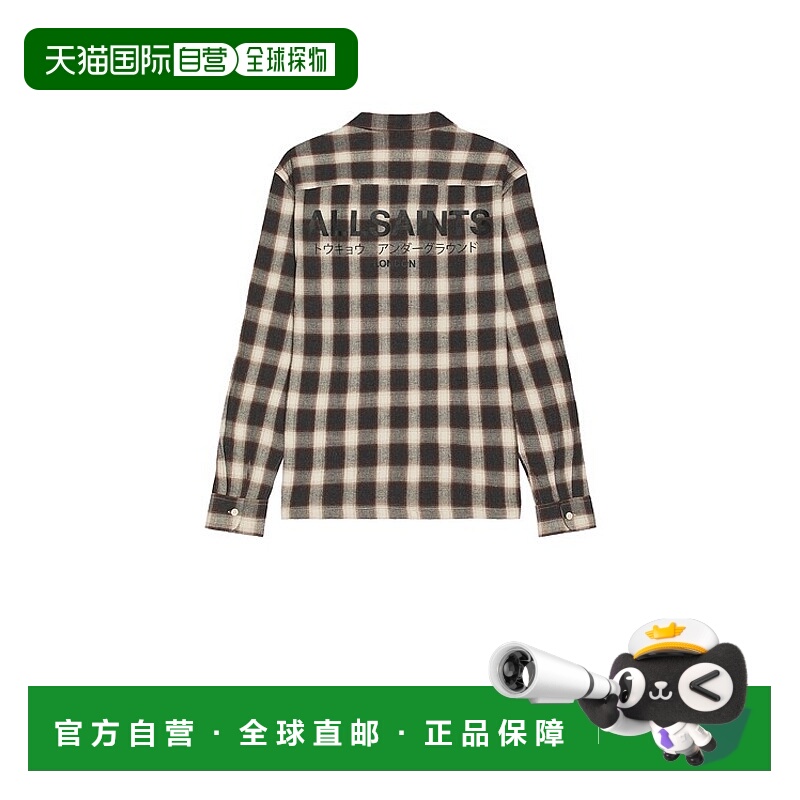 1h可退 潮奢 Allsaints 男士 Underground 长袖衬衫 M162SB