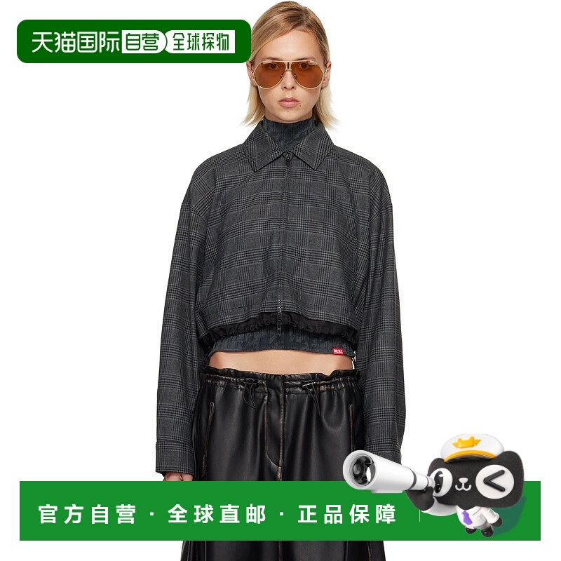 1h可退 潮奢 Diesel 迪赛 女士 黑色 J-Ting-Fem 夹克 A193310DEB