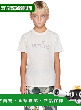 1h可退 潮奢 Erl 女童 白色 Venice 儿童 T 恤童装 ERL06KT012