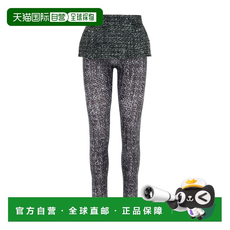 DIESEL 女士健身裤 A206180EPCS9XXA AW2025 花色厚缩口瑜伽长裤