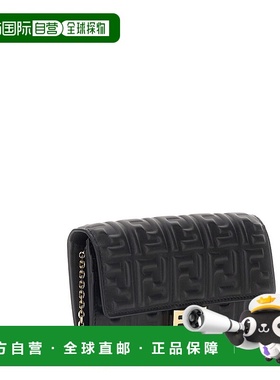 FENDI 女士手拿包 8M0365AAJDF0KUR CO 黑色 `Baguette` Continen