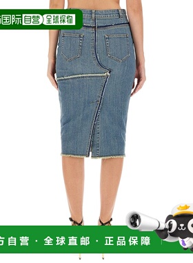 1h可退 TOM FORD 女士半身裙 GC4130DEX217HB460 AW2023 花色中裙