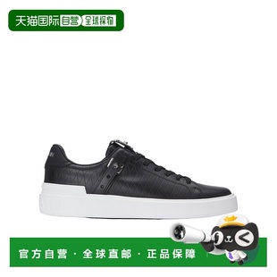 男士 黑色 休闲鞋 SS2025 系带低帮休闲 EM1VI370LCGDEAB BALMAIN