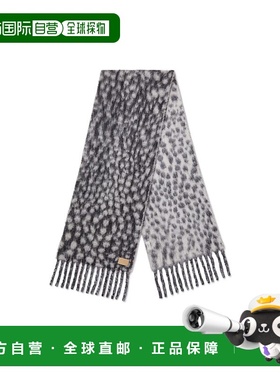 FENDI 女士围巾 FXT144AWEIF0ZE7 SS2026 灰色 流苏围巾