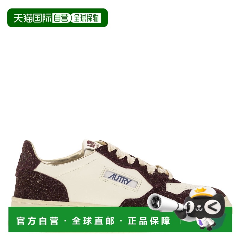 1h可退 潮奢 AUTRY 女士 MEDALIST - two-tone 低帮亮片运动鞋 AU