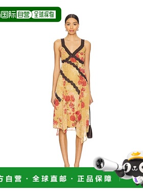 1h可退 潮奢 Free People 自由人 女士 x Amphora 中长连衣裙 OB2