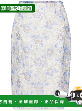 PRADA 女士半身裙 P123JSOOO15AE0013 AW2024 蓝色 Prada Peony P