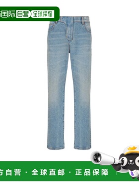 BALMAIN 男士牛仔裤 FH1MI083DF816AW SS2026 蓝色 Denim Jeans
