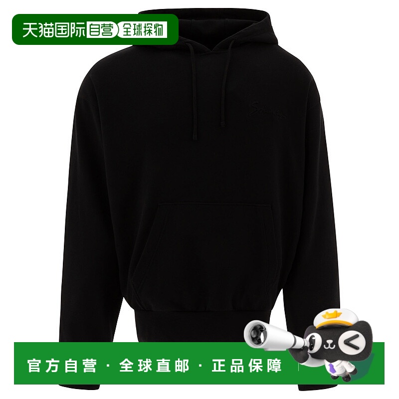 1h可退 GIVENCHY 男士针织衫 BMJ0LA3YP0001 SS2025 黑色 Hoodie