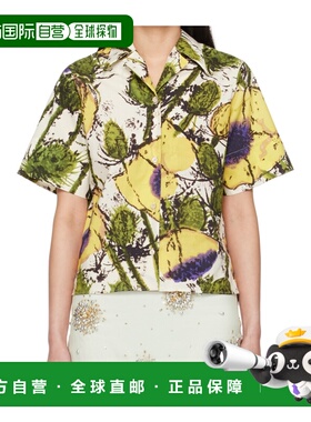 WALES BONNER 女士T恤 WS25SH05CO060719POPPYYELLOW