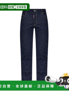 1h可退 潮奢 Dsquared2 二次方 男士 直筒牛仔裤 S74LB1740S30664