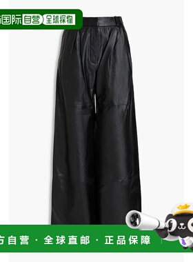 潮奢 ZIMMERMANN 女士 皮革阔腿裤 4520PF231B