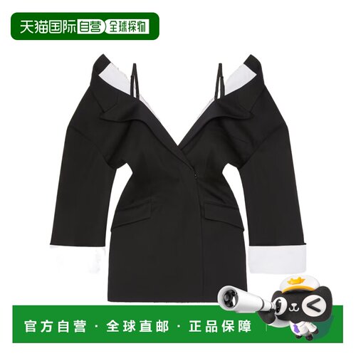 1h可退 GIVENCHY 女士外套 BW22WU167D001 SS2026 黑色 羊毛短款