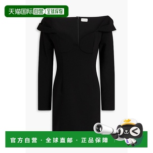 潮奢 露肩绉纱迷你连衣裙 magda 女士 PF23DRESS27 butrym 1h可退