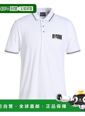 潮奢 Ea7 男士 Polo衫 white白色 舒适时尚