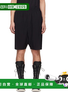 1h可退 潮奢 Y-3 男士 黑色 Lite Wovn 短裤 JD1458休闲裤