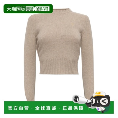 Ami Paris 女士针织毛衣 FKS007005250 AW2023 花色 圆领长袖毛衣