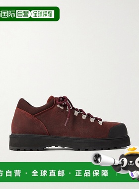 1h可退 潮奢 Diemme 男士 Oasis Cornaro 沙漠橡胶边打蜡绒面靴子