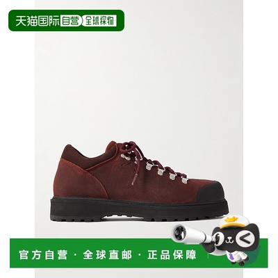 1h可退 潮奢 Diemme 男士 Oasis Cornaro 沙漠橡胶边打蜡绒面靴子