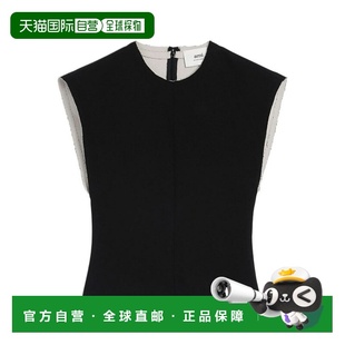 Ami Paris 女士背心吊带 FTP054WV0045045 SS2025 黑色