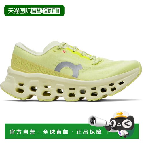 On 女士 黄色 Cloudmonster 3 运动鞋 3WG10034859