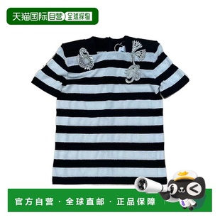 花色短袖 BALMAIN AW2024 DF1ALA3070JIEAB 女士POLO衫